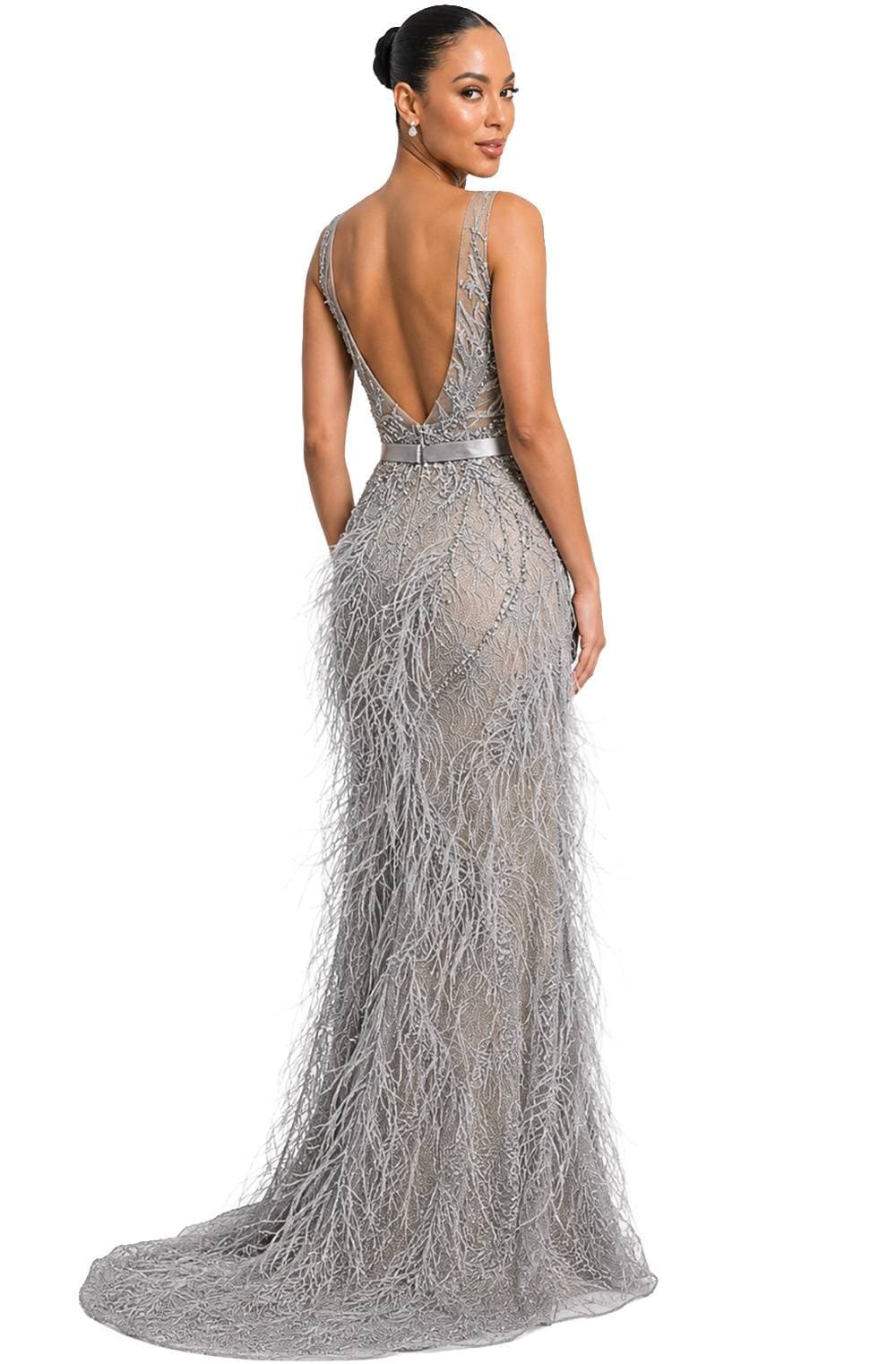 Holloywood Glamor Gown - Silver Gray -  - Alternative view 3