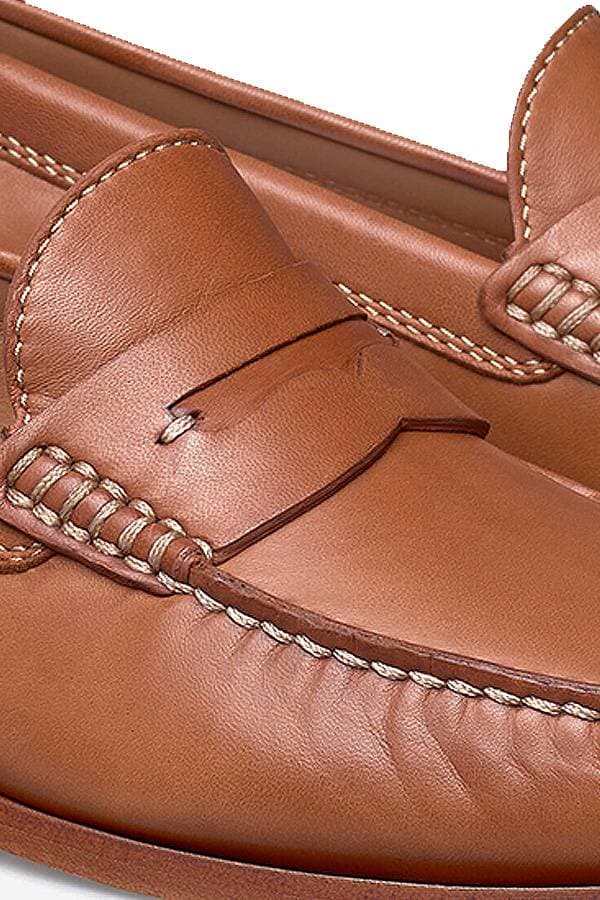 Brown Sheep Skin Penny Loafer | Men's - $258.00 - View 3 of 4