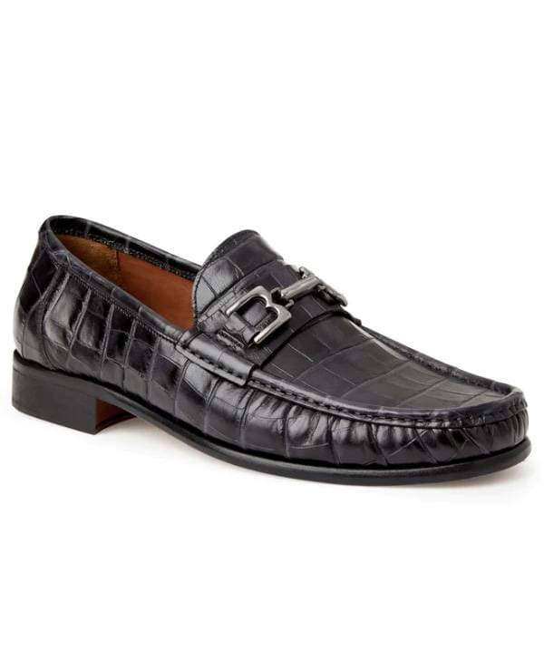 Classic Moccasin Black Croc - 46500 - Main product view