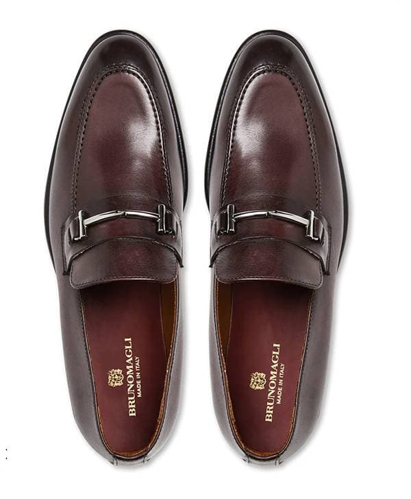 Classic Loafer In Bordeaux Leather