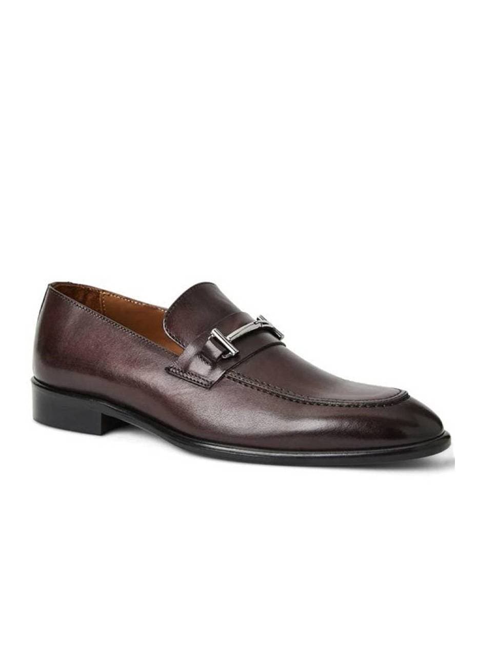 Classic Loafer In Bordeaux Leather