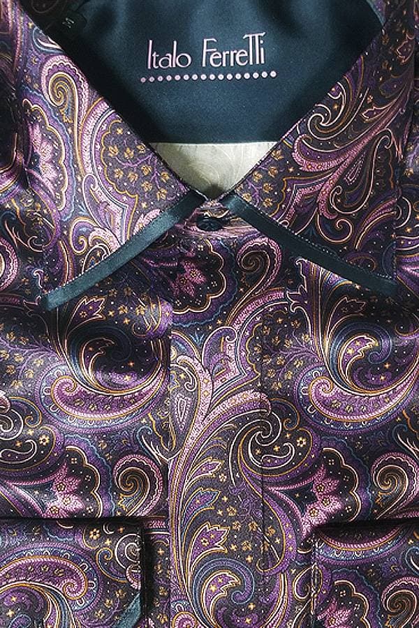 Italo Ferretti – Pure Silk Paisley Shirt - 118500 - Alternative view 2