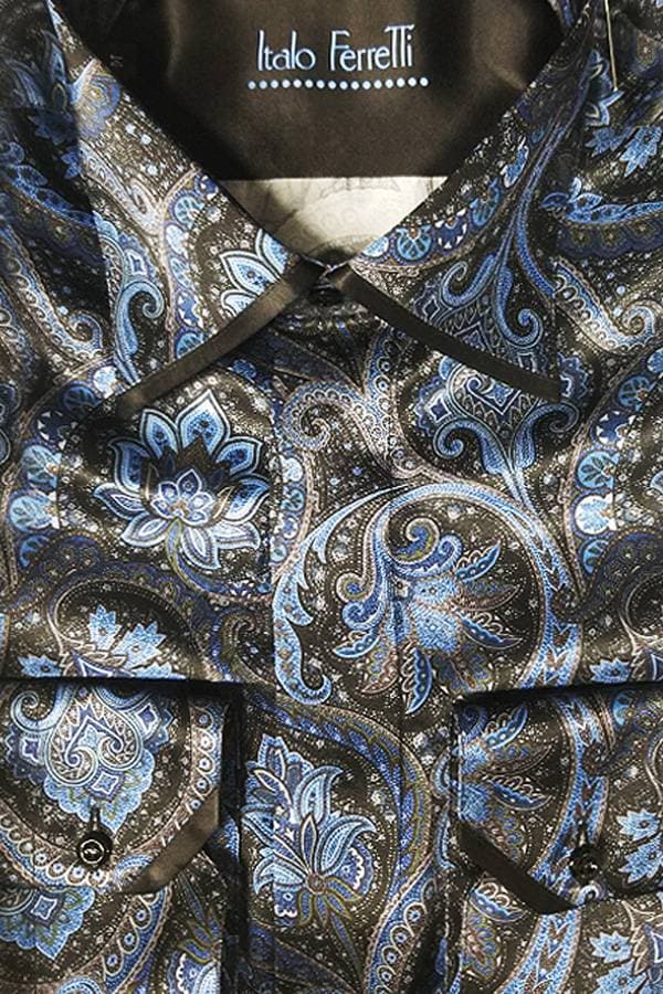 Italo Ferretti – Pure Silk Paisley Shirt - 118500 - Alternative view 2