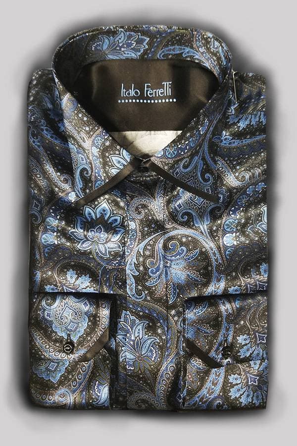 Italo Ferretti – Pure Silk Paisley Shirt - 118500 - Main product view