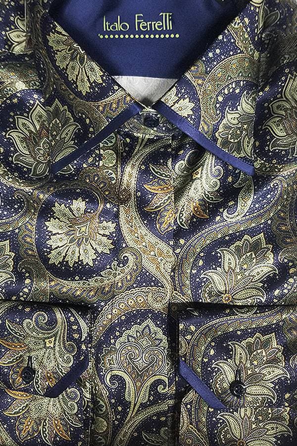 Italo Ferretti – Pure Silk Paisley Shirt - 118500 - Alternative view 2