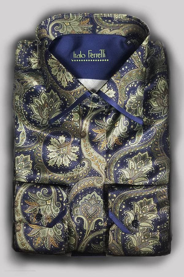 Italo Ferretti – Pure Silk Paisley Shirt - 118500 - Main product view