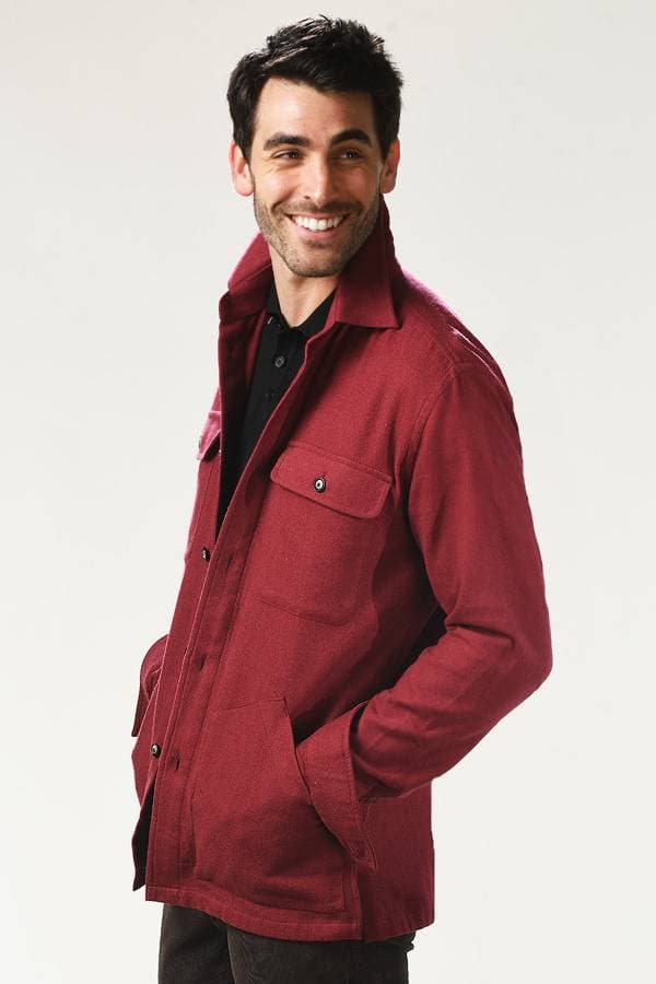 Haupt-Germany - Flannel Twill Shirt Jacket -  - View 3 of 3