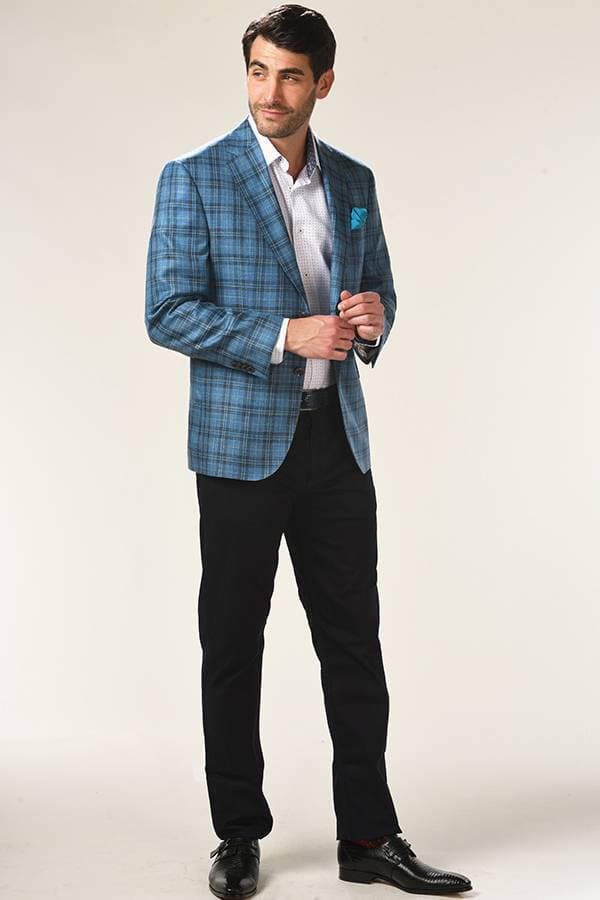 Jacket: 30% Silk, Linen/Wool blend, Loro Piana fabric -  - View 3 of 4