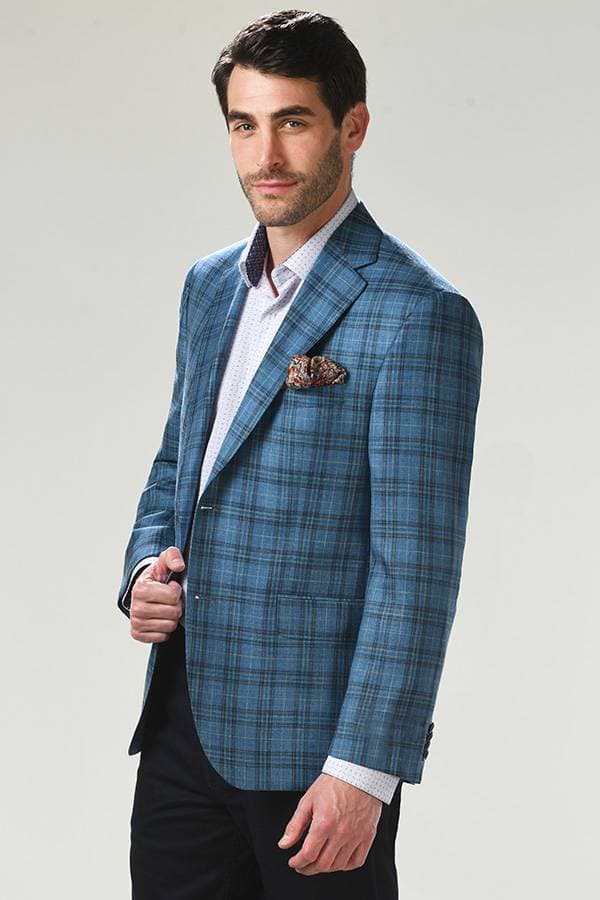 Jacket: 30% Silk, Linen/Wool blend, Loro Piana fabric -  - View 4 of 4