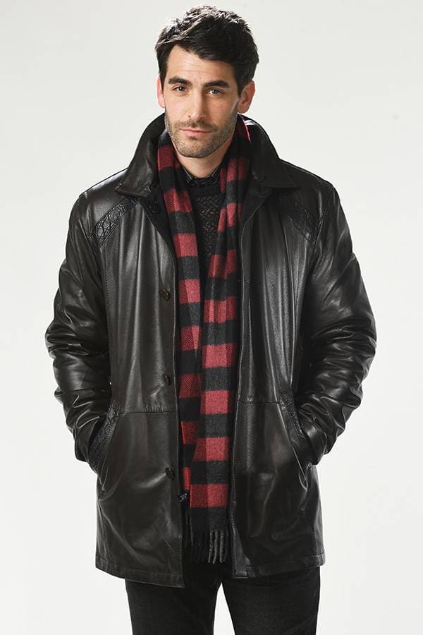 Torras Reversible Leather & Cashmere Coat