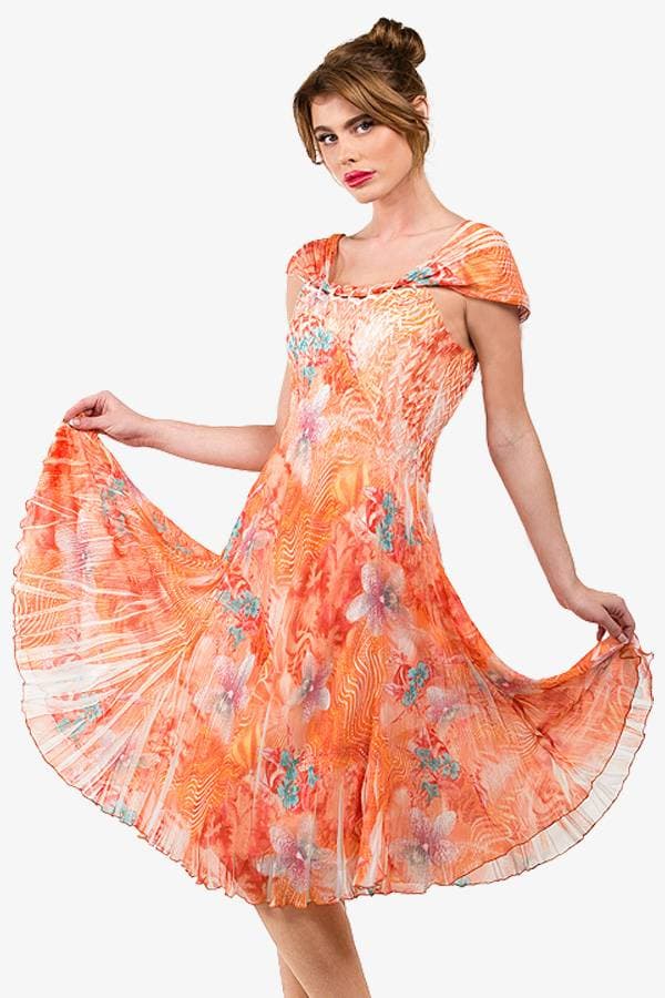 Scarf Twist Dress - 38500 - Main product view