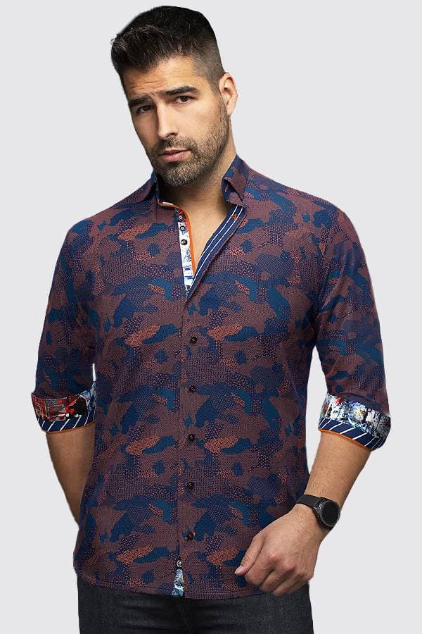 Sport Shirt Knit Print