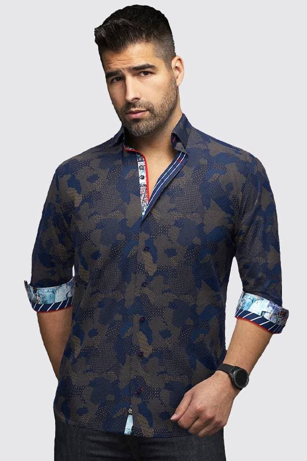 Sport Shirt Knit Print