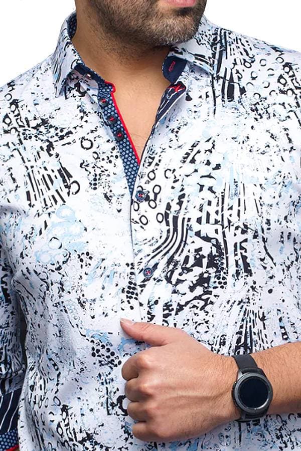 Shirt Cotton Knit Soft Print