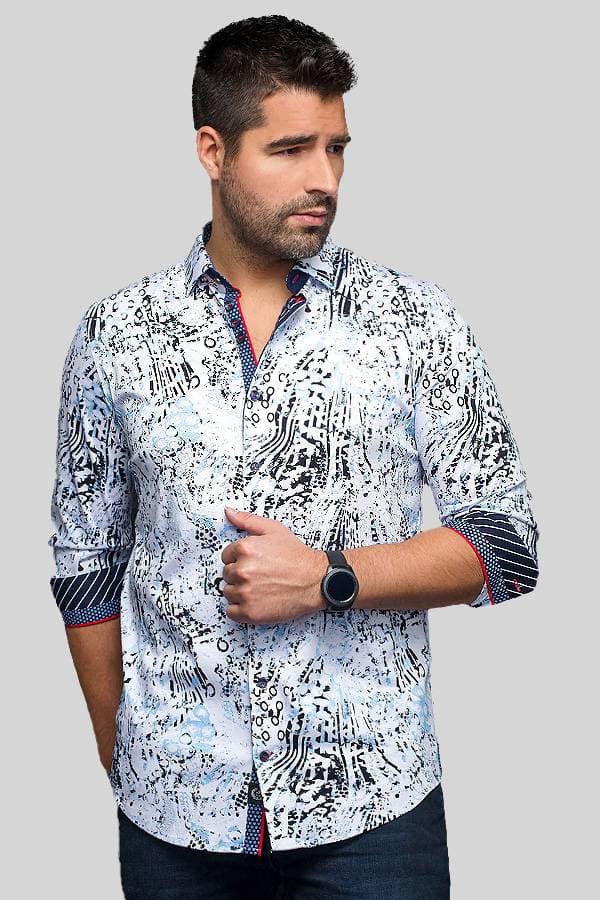 Shirt Cotton Knit Soft Print