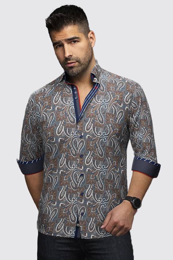 Sport Shirt Stretch Max Paisley