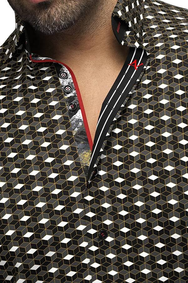 Sport Shirt Dimond Cube Stretch
