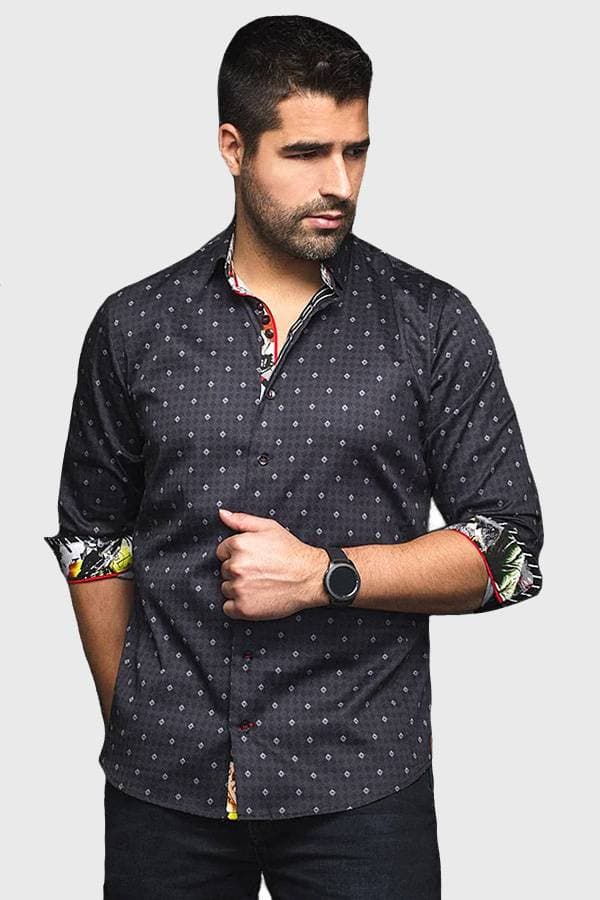 Shirt Stretch Diamond Print