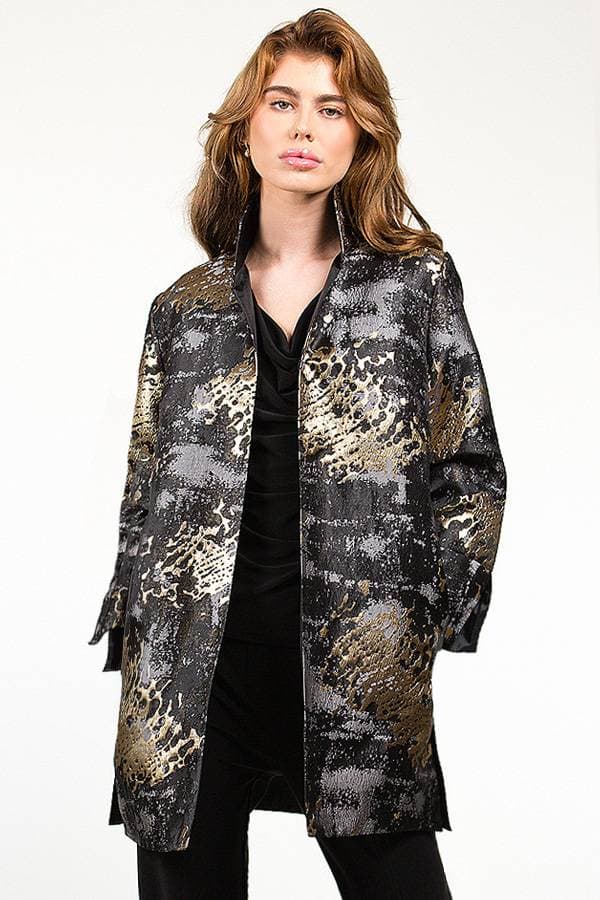 Abstract Jacquard Jacket