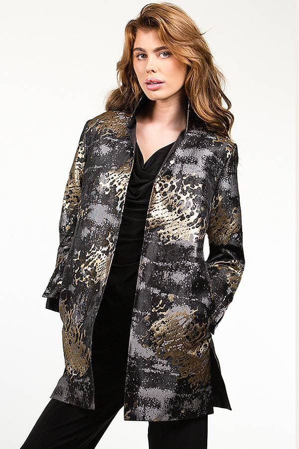 Abstract Jacquard Jacket