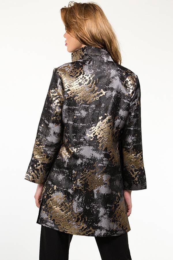 Abstract Jacquard Jacket -  - View 3 of 4