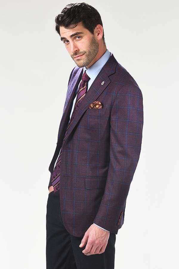 Ravazzolo Jacket – Pure Wool Double Window Maxi Check - 389500 - Alternative view 2