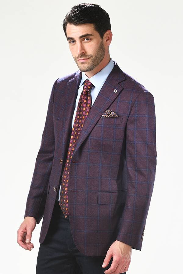 Ravazzolo Jacket - Pure Wool Double Window Maxi Check