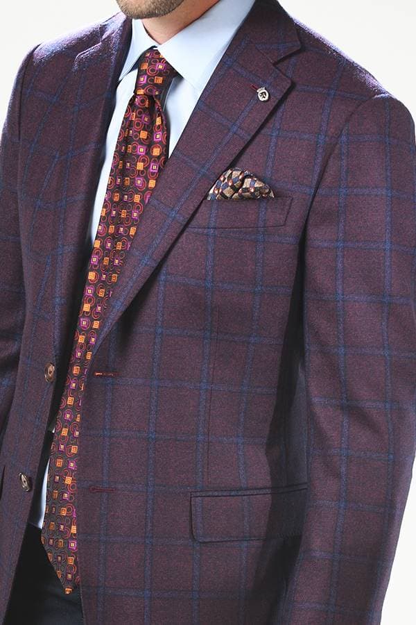 Ravazzolo Jacket - Pure Wool Double Window Maxi Check