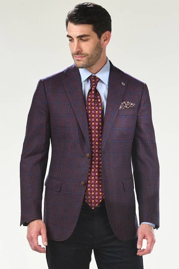 Ravazzolo Jacket – Pure Wool Double Window Maxi Check - 389500 - Main product view