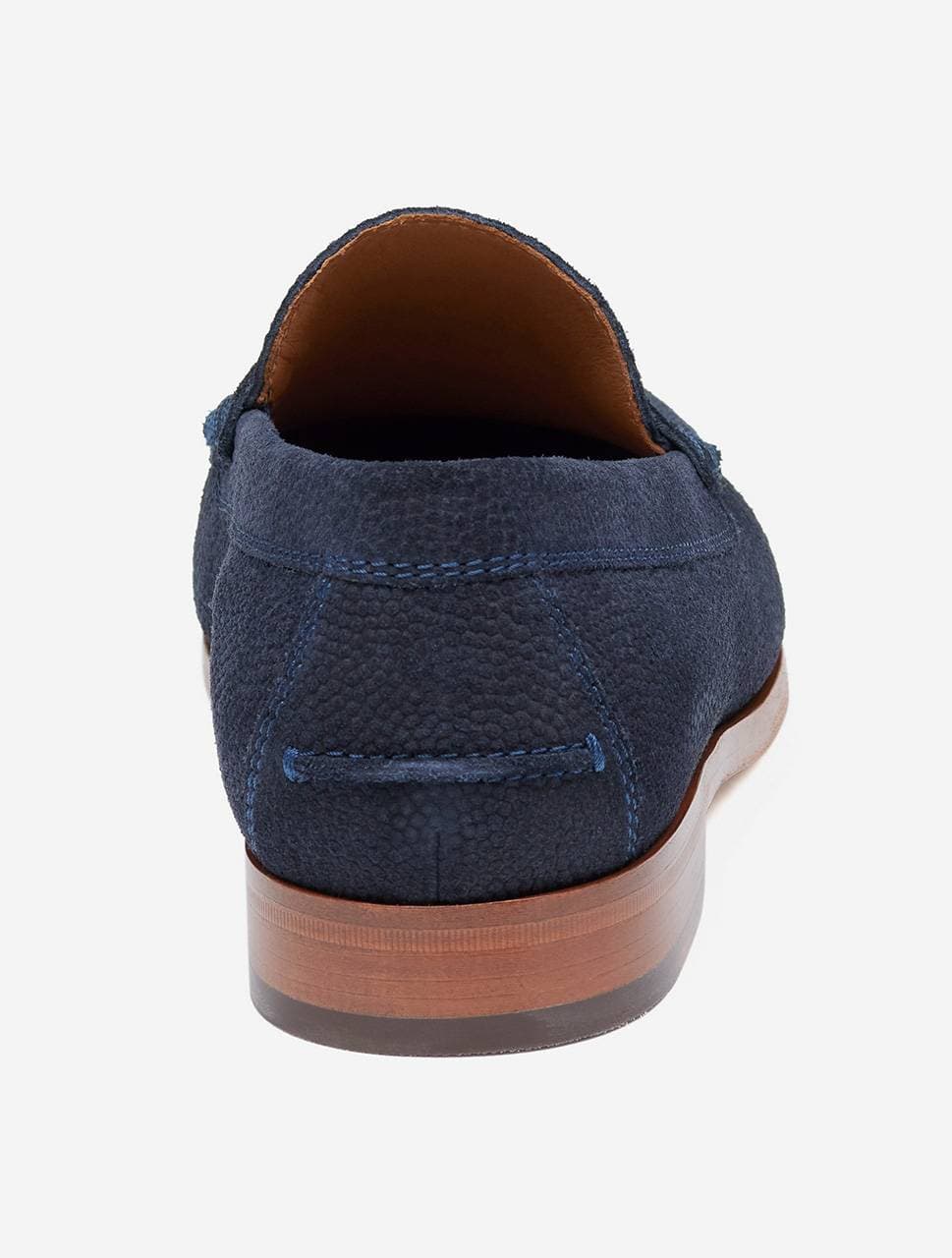 English Suede Penny, In Navy