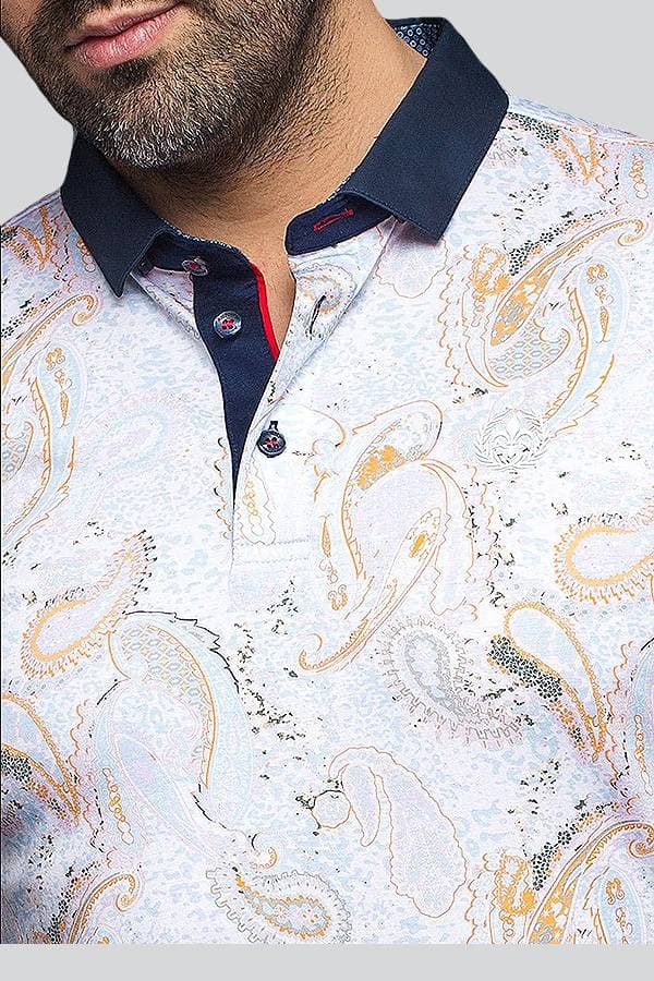 Shirt Knit Paisley Print
