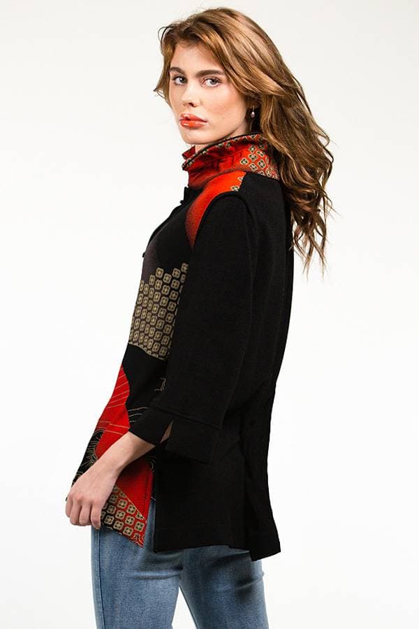 Asian Inspired Shacket - $245.00 - View 4 of 4