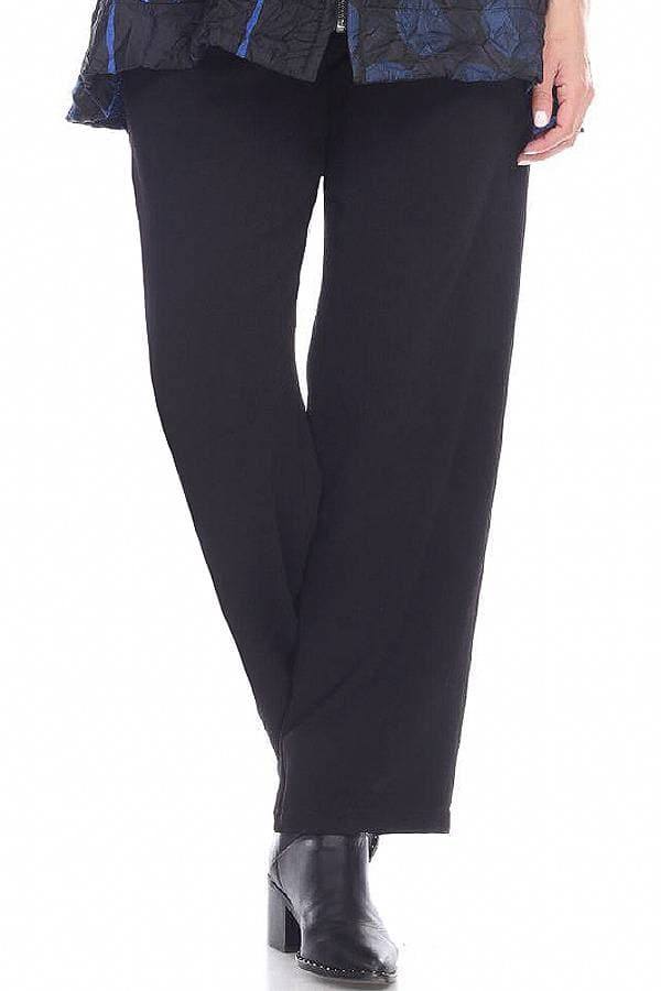 Pull On Black Crep Pant | Women's - $158.00 - View 2 of 3