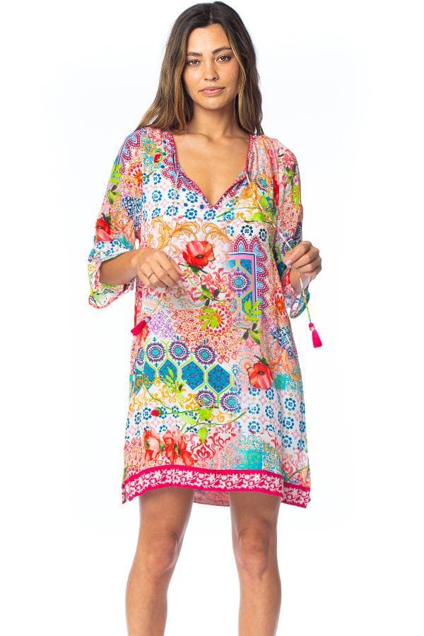 Dress Tunic Cupro 2pc Coral Pr
