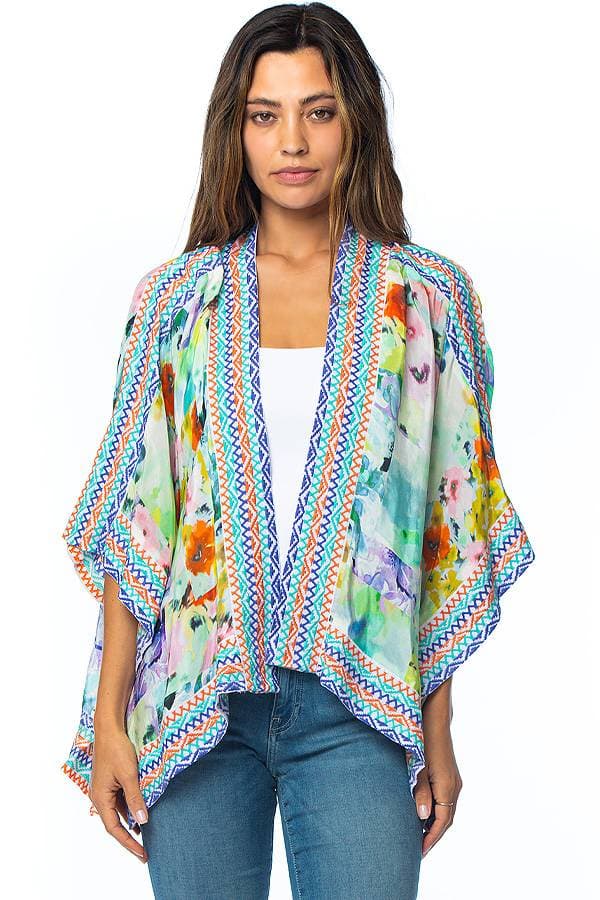Cardigan Kimono Trimmed Raelyn