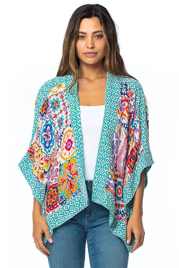 Cardigan Kimono Trimmed Raelyn