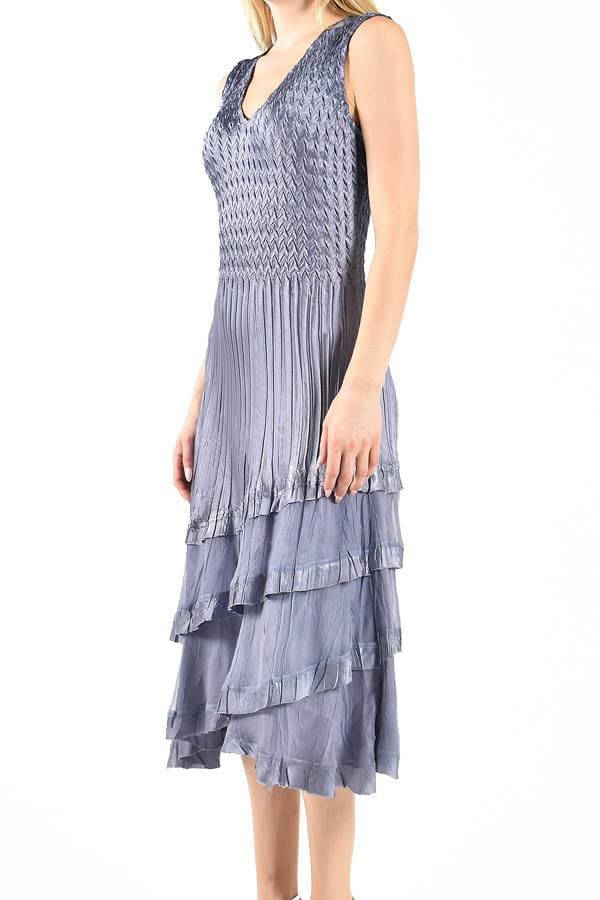 2pc Jacket Dress Combo in Purple Sage | Komarov Dress