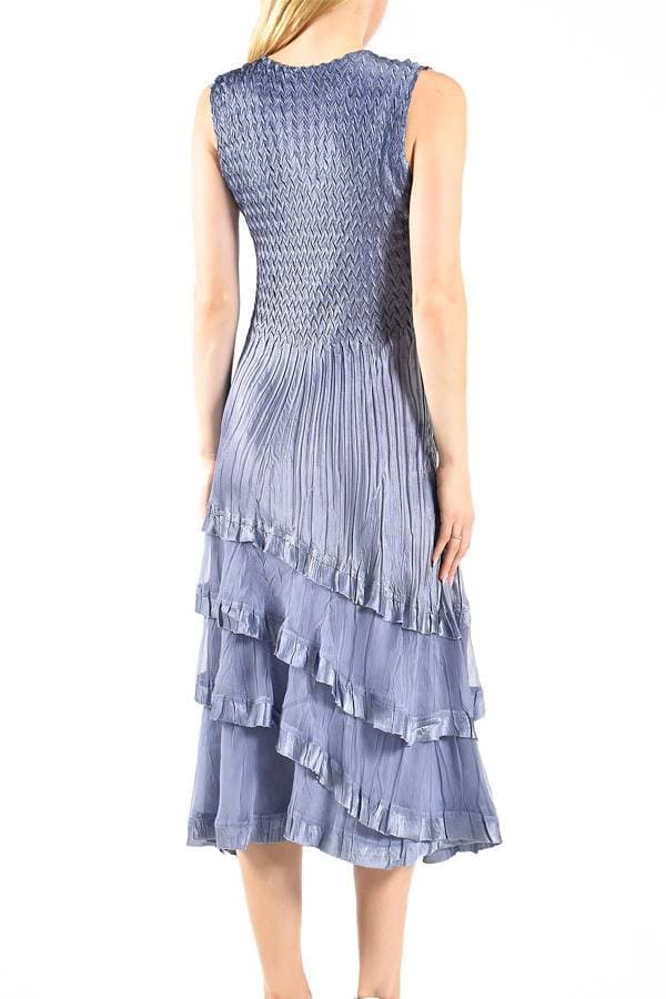 2pc Jacket Dress Combo in Purple Sage - $595.00 - View 3 of 5