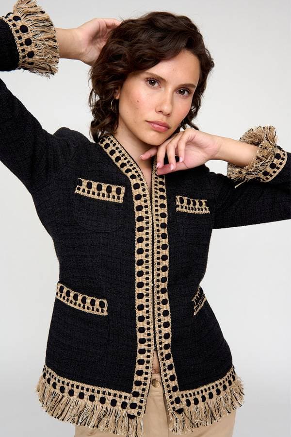 Cotton Boucle Jacket - 58500 - Main product view