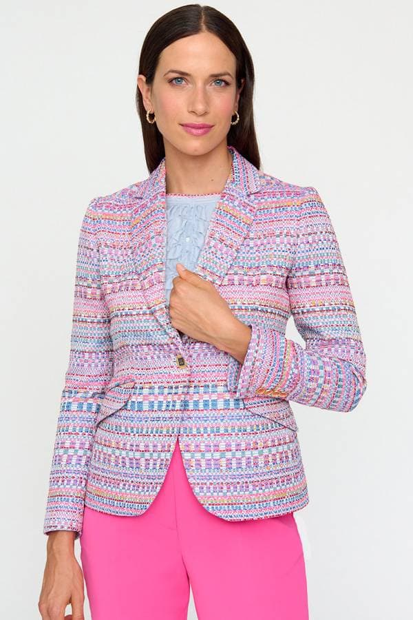 Cotton H-Stripe SB1 Jacket - 56500 - Main product view