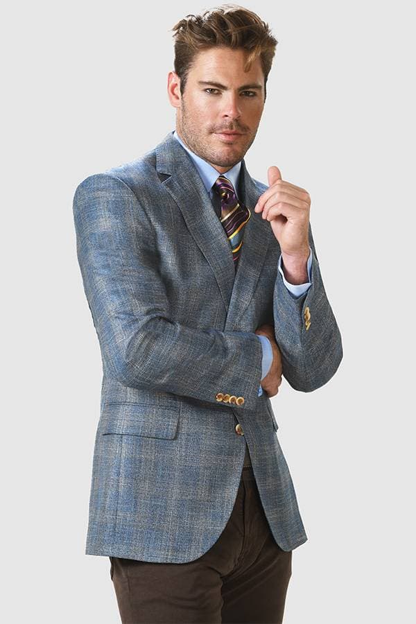 Plaid Tweed Bamboo Blazer Jacket -  - View 3 of 3