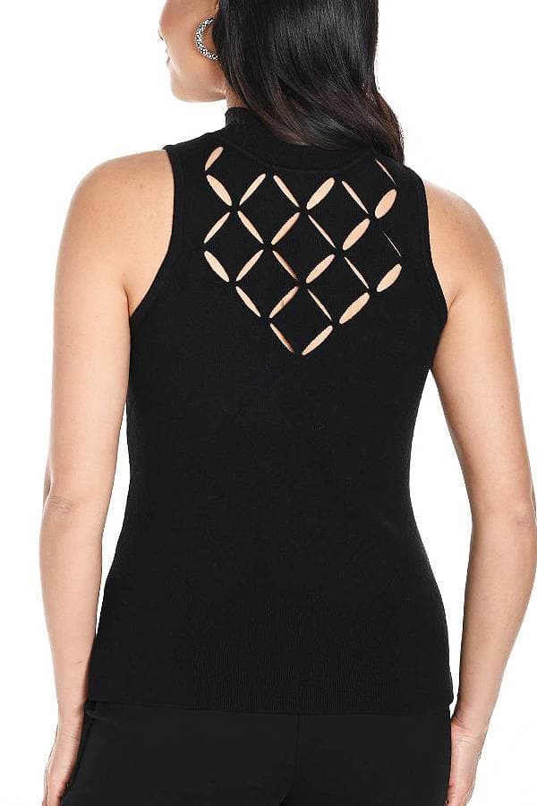 Sleeveless Lattice Top - 18500 - Alternative view 2