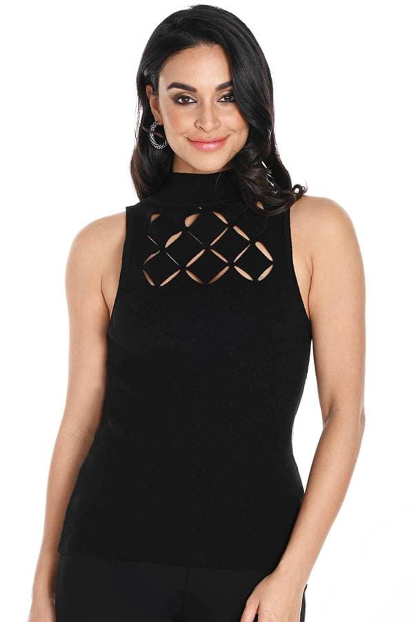 Sleeveless Lattice Top - 18500 - Main product view