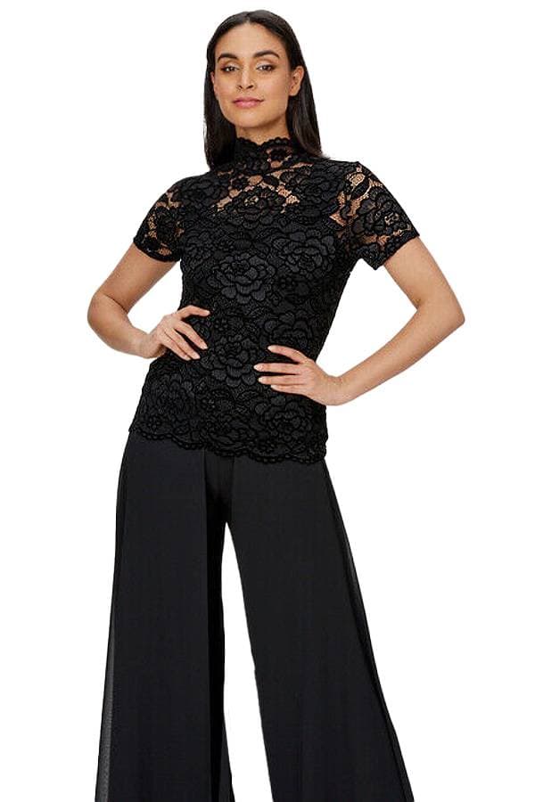 Black Lace Top -  - View 4 of 5