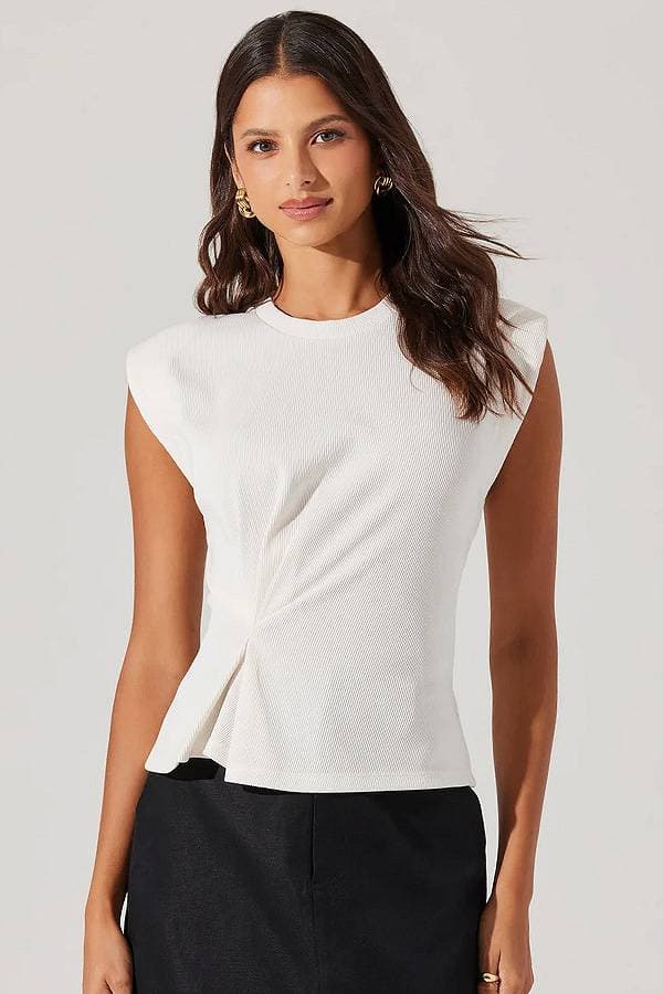 Side Pleat Top