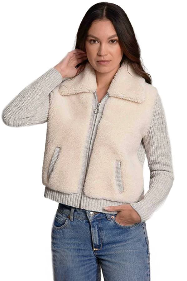 Sherpa Knit Bomber - 0 - Main product view