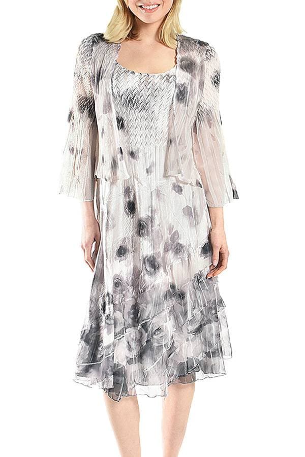 2Pc Dress and Jacket Ensemble | Komarov Dress