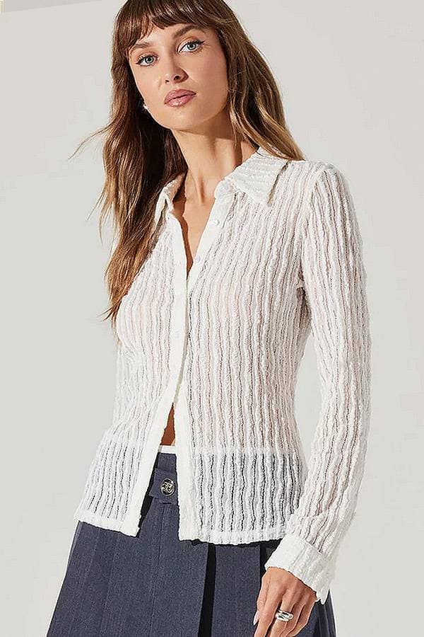 Sheer Lace Top