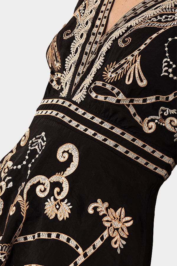 Hale Bob Embroidery Dress