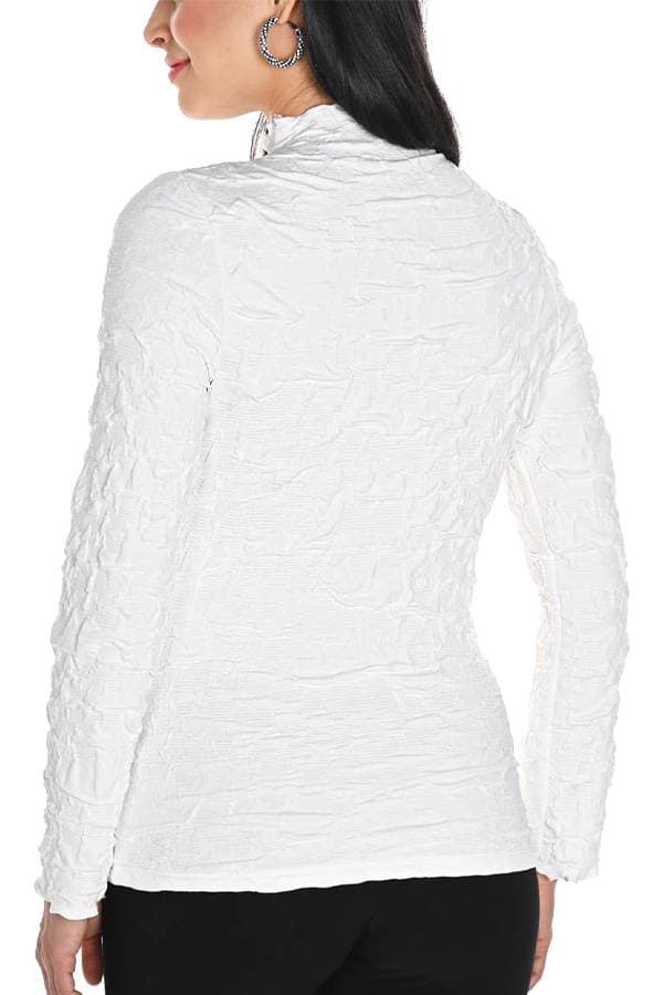 Off-White Pucker Top - 18500 - Alternative view 2